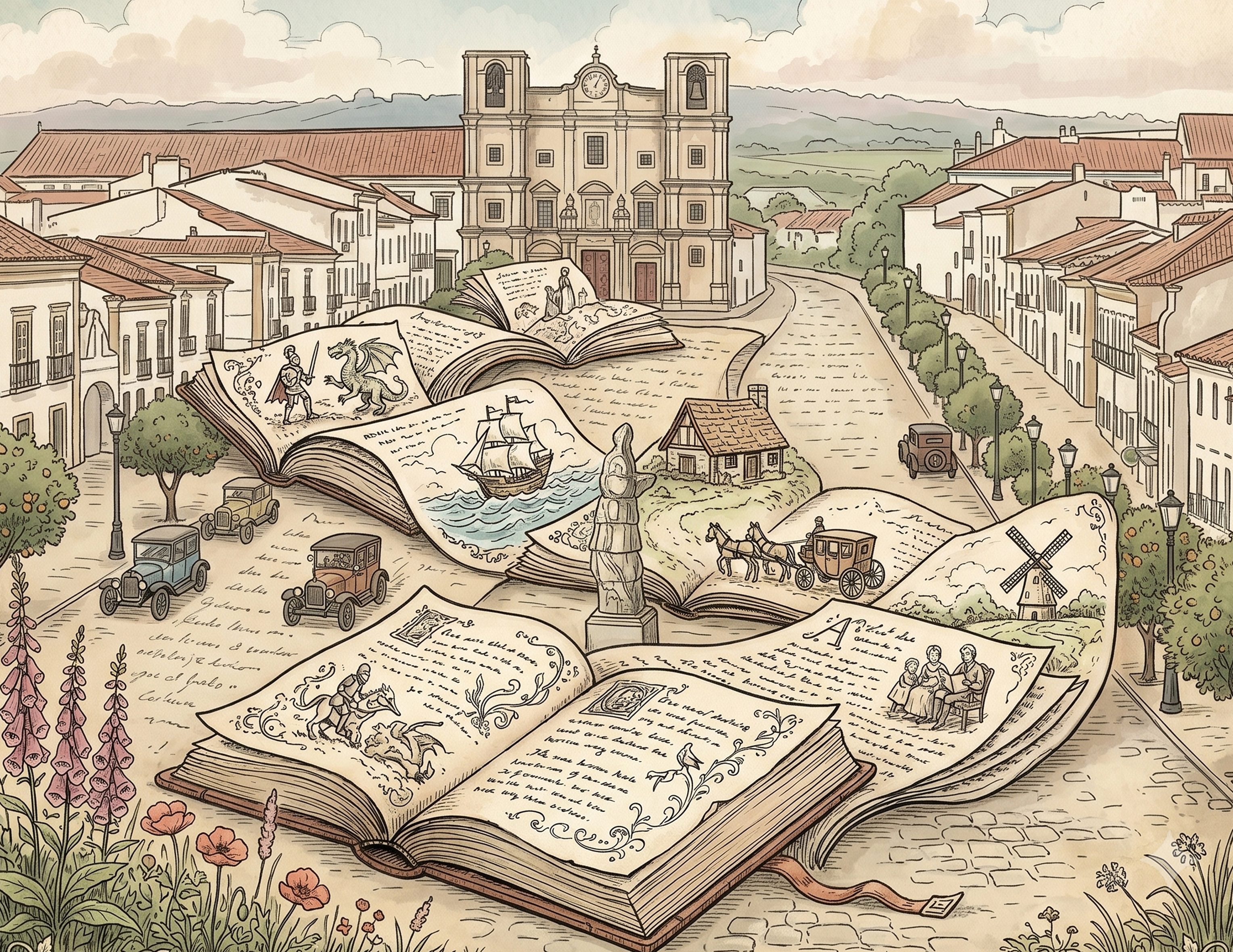 Ilustração Vila Viçosa